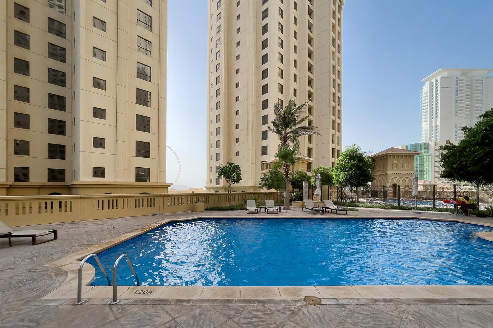 Premium 2Bdr Apartment See View Bahar 4 Jbr Dubai Luaran gambar